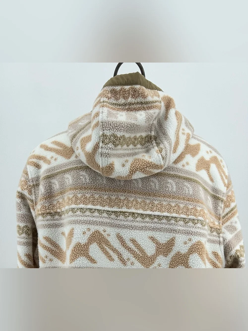 Men’s The North Face Campshire Gardenia Fleece 1/2 snap pullover jacket size XXL